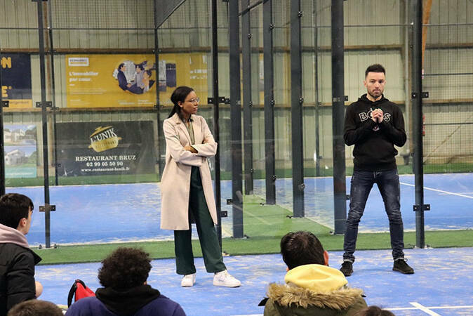 Masterclass Gaël Danic, du ballon rond à la balle jaune