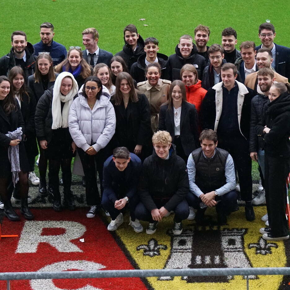 Etudiants au RC Lens Campus AMOS Lille