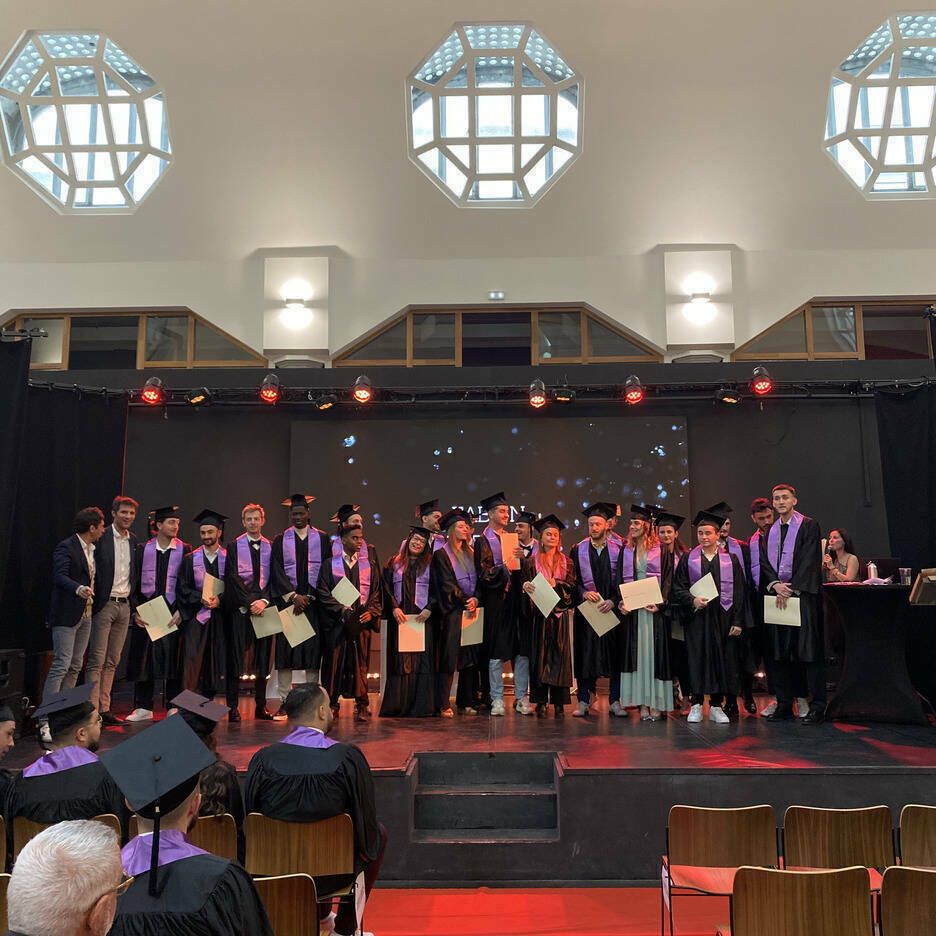 Diplomation Etudiants Campus AMOS Bordeaux