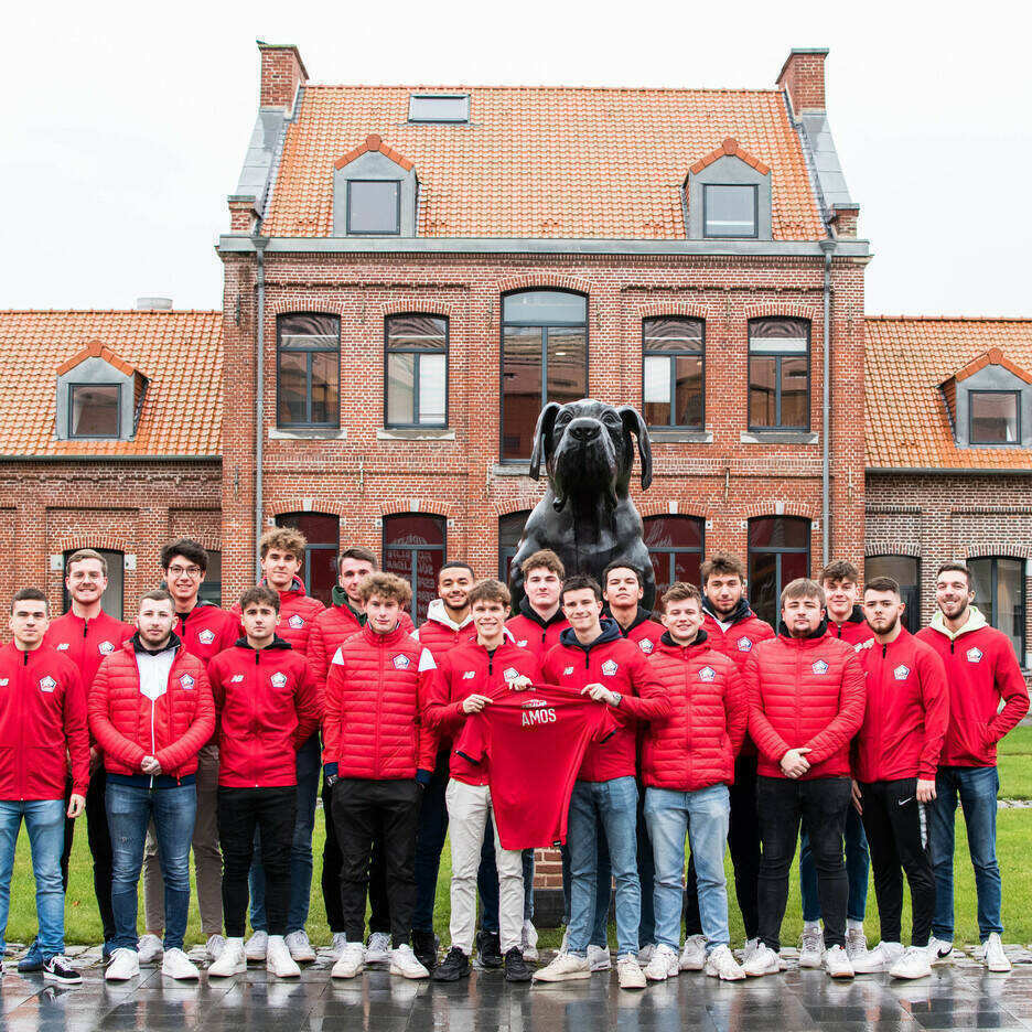 Etudiants au LOSC Campus AMOS Lille