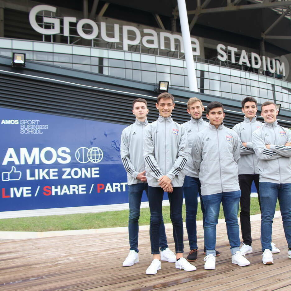 Groupe Etudiants AMOS Groupama Stadium Campus AMOS Lyon