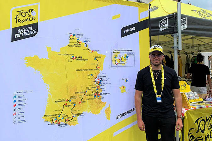 Florian, un AMOScien lyonnais sur le Tour de France 2022