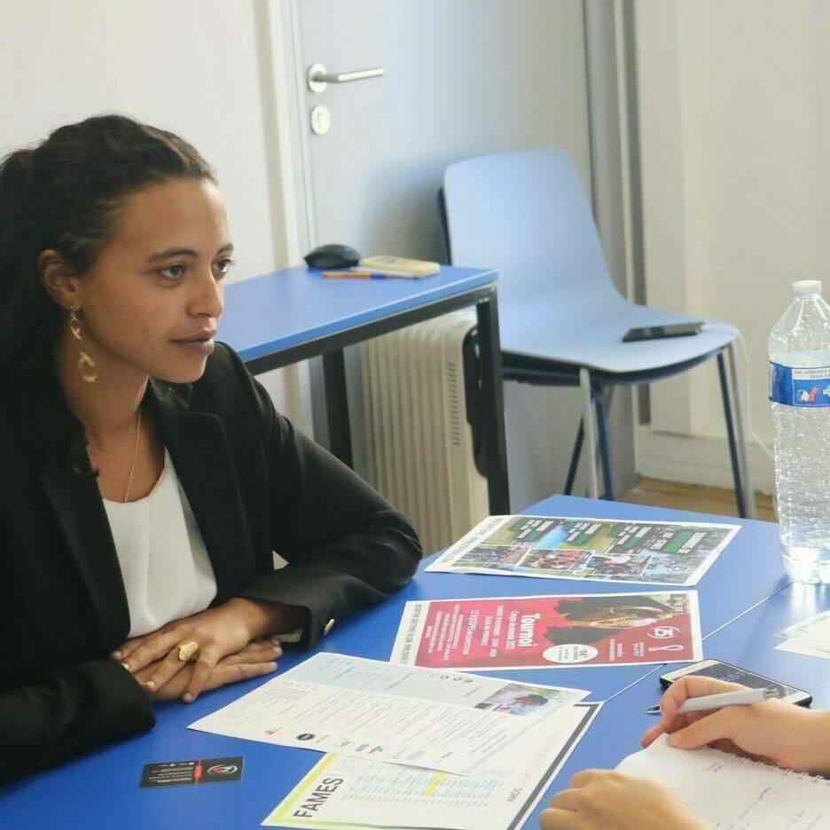 Intervenante AMOS Forum Emploi Sport