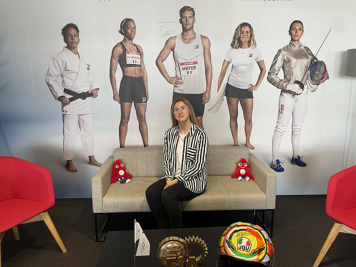 Faustine, Marketing Assistant chez Bridgestone