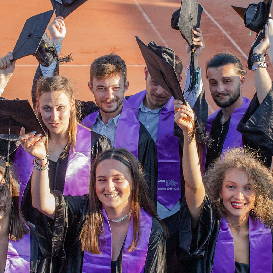 AMOS célèbre sa première cérémonie de remise de diplômes lors des Internationaux de Strasbourg