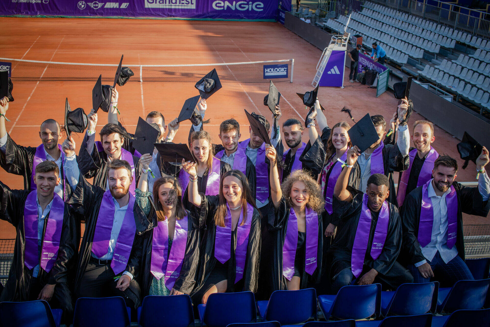 1ère cérémonie de remise de diplômes lors des Internationaux de Strasbourg