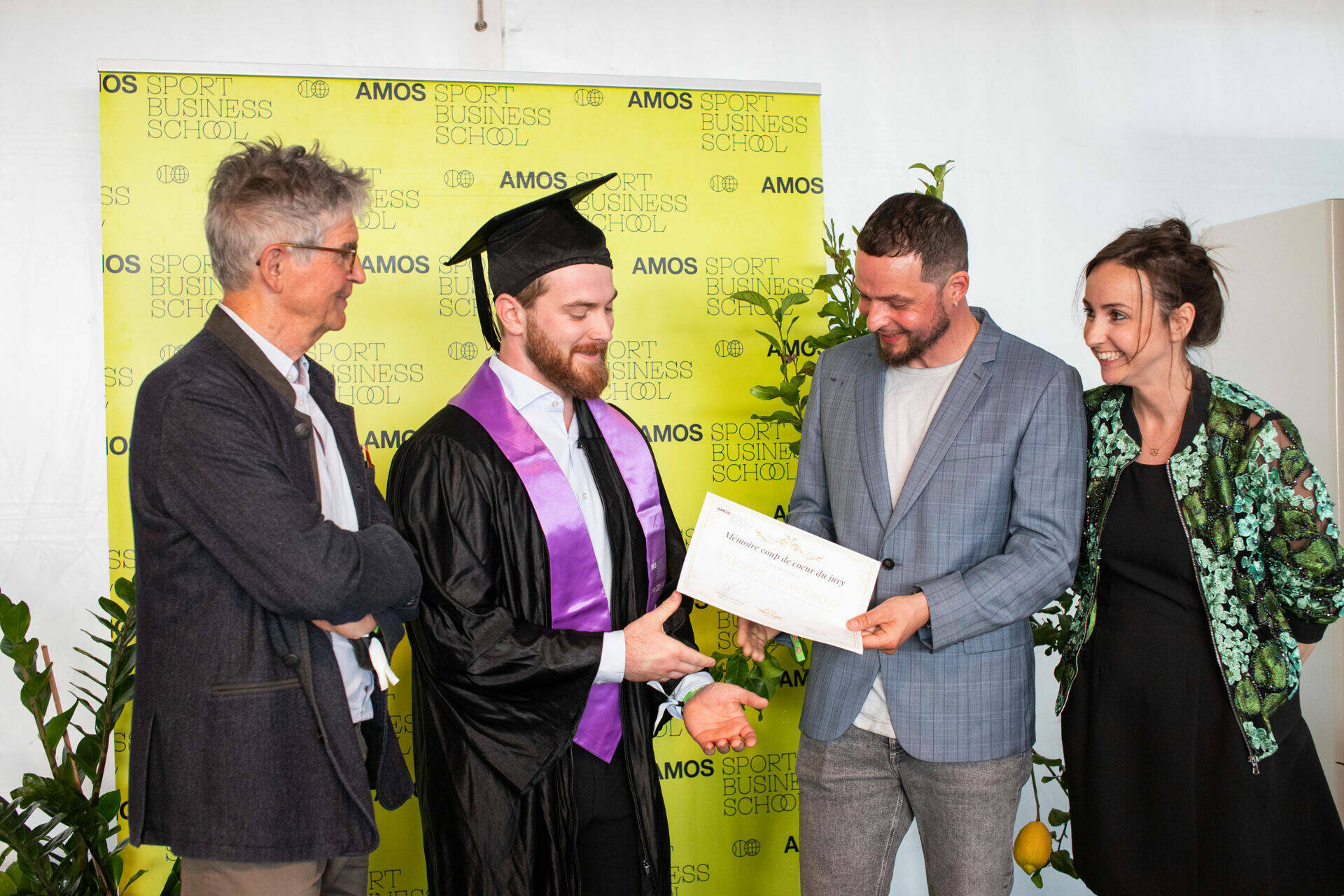 1ère cérémonie de remise de diplômes lors des Internationaux de Strasbourg