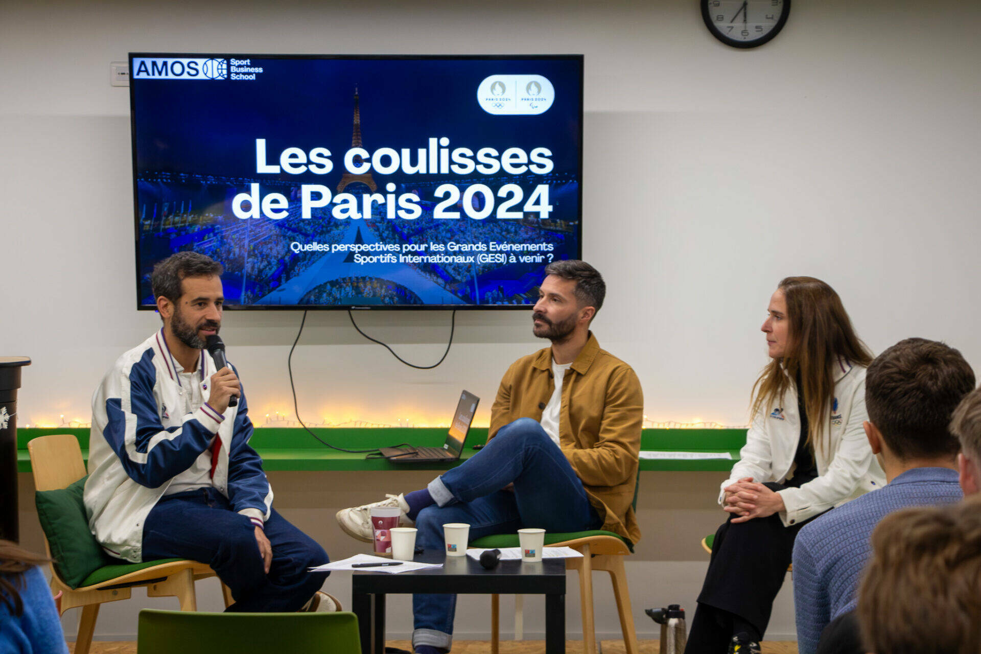 Dans les coulisses des Jeux Olympiques et Paralympiques de Paris 2024 : une conférence exclusive sur le campus d’AMOS Bordeaux