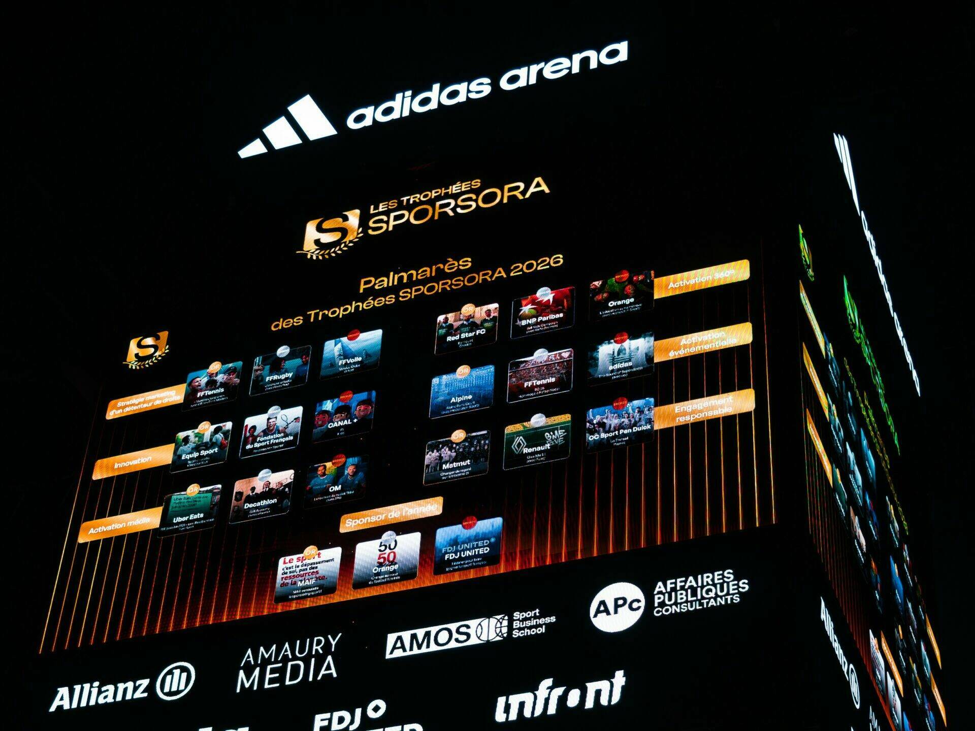 AMOS au cœur des Trophées Sporsora du Marketing Sportif 2026