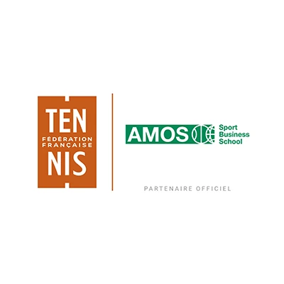 Logotipo de la Fédération Française de Tennis, socio de AMOS