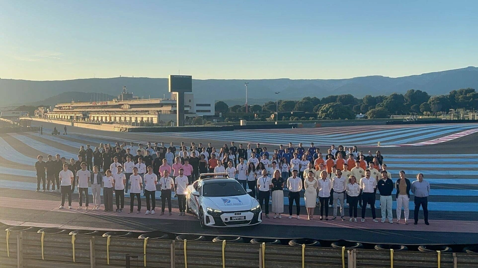 Projet F1 in Schools des étudiants d'AMOS Nice