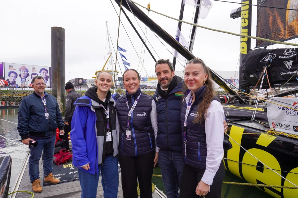 Étudiants d'AMOS Rennes sur le Vendée Globe
