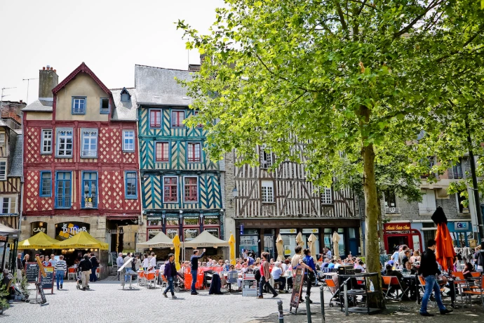 Terrasse à Rennes, ville du campus AMOS