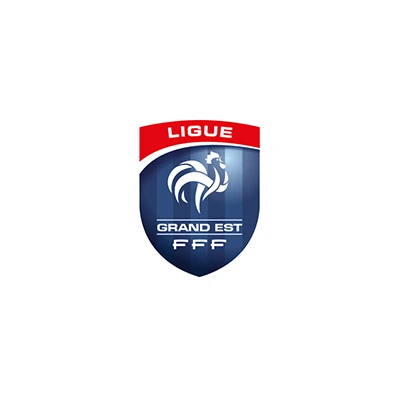 Logo de la Ligue Grand Est de football, partenaire d'AMOS