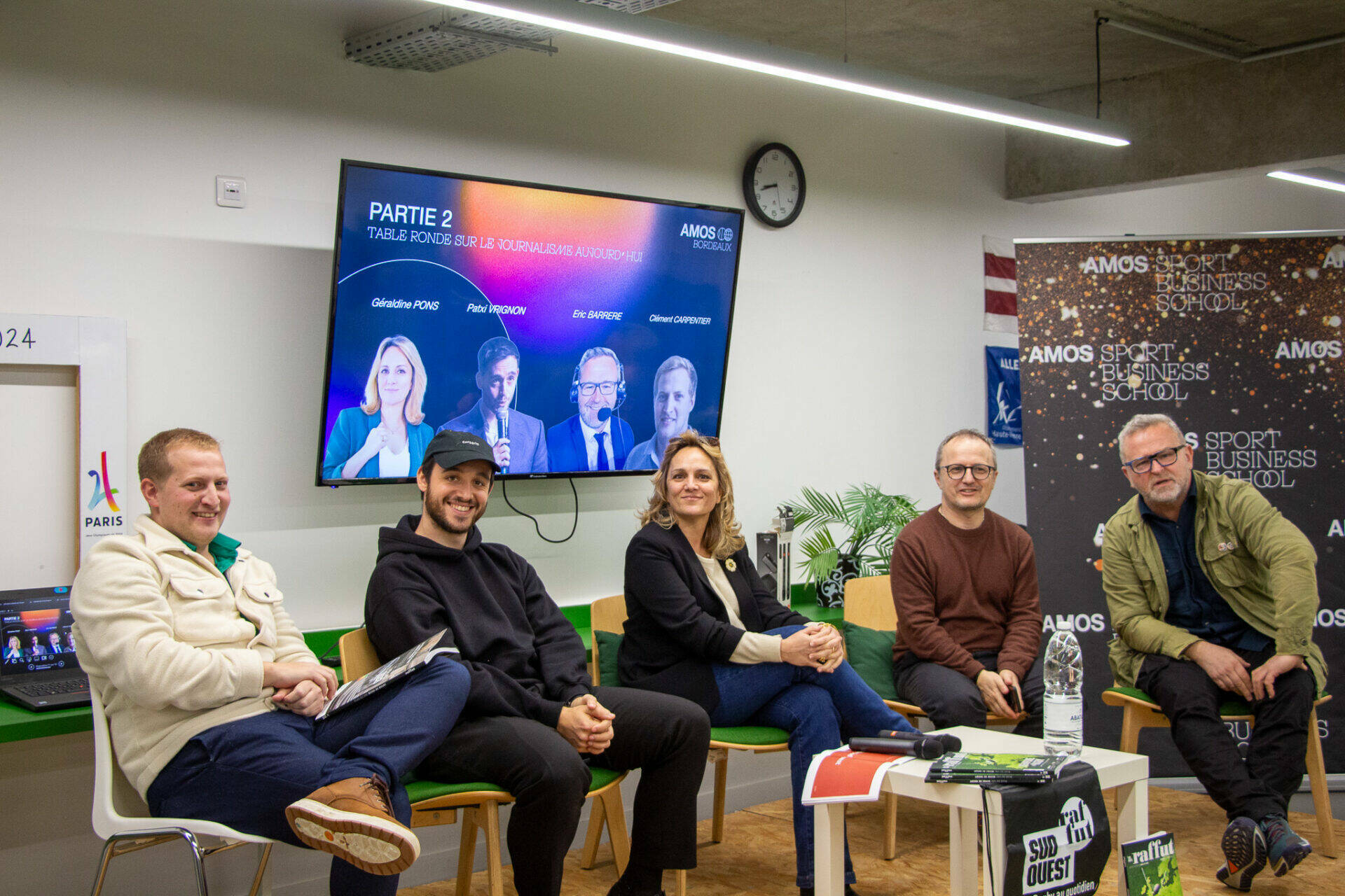 Masterclass journalisme sportif AMOS Bordeaux