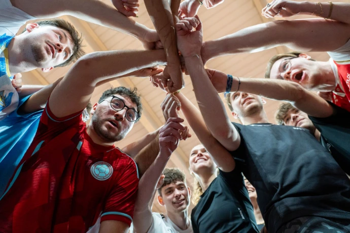 Étudiants d'AMOS lors de la rentrée décalée